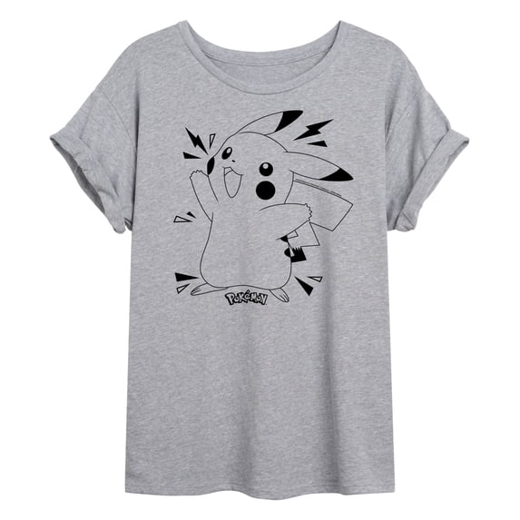 Pokémon - Pikachu Dex - Juniors Ideal Flowy Muscle T-Shirt