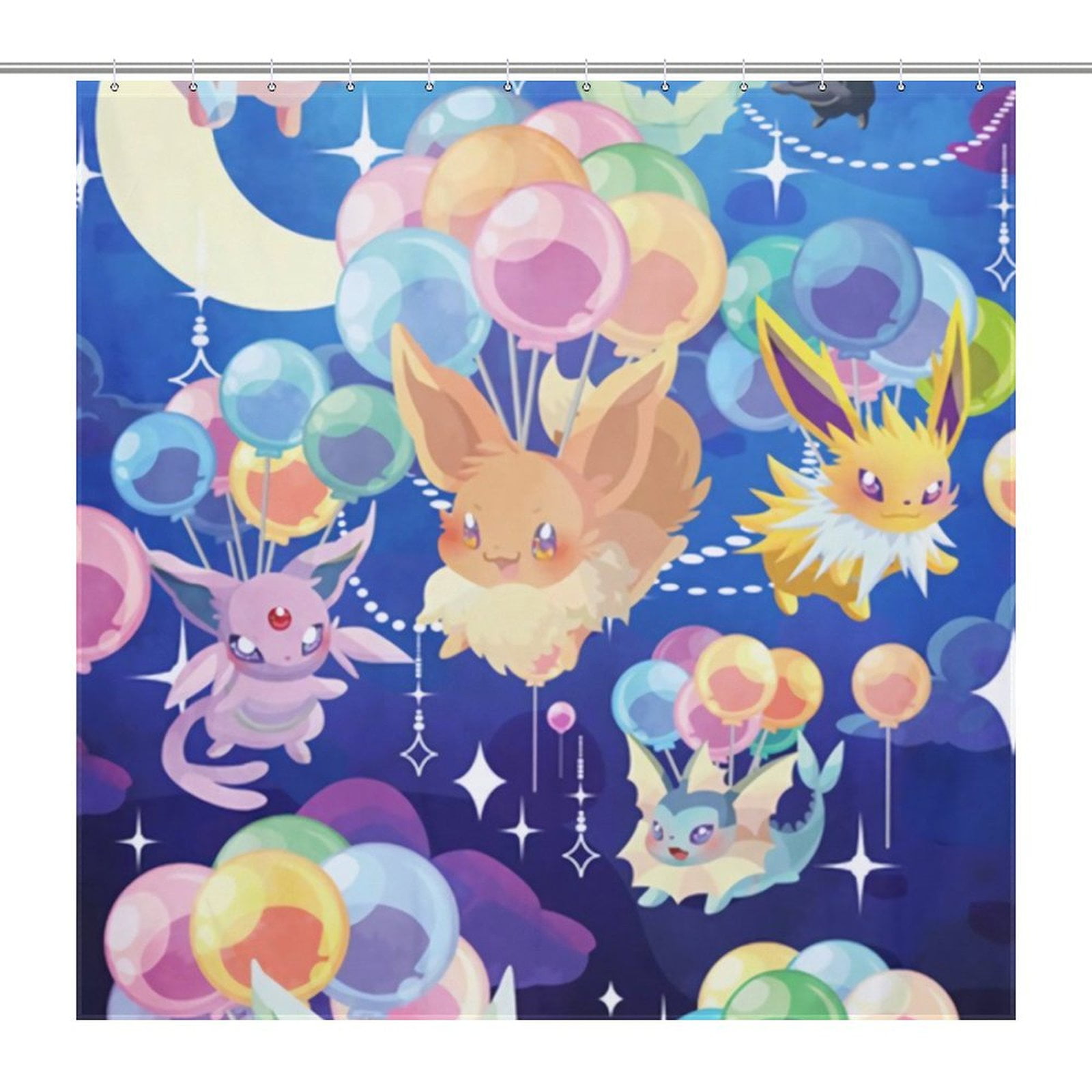 PokémonPikachu Eevee Evolutions. Shower Curtain,Shower Curtain Liner