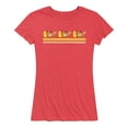 thumbnail image 1 of Pokémon - Pikachu Eevee Retro - Women's Short Sleeve Graphic T-Shirt, 1 of 5