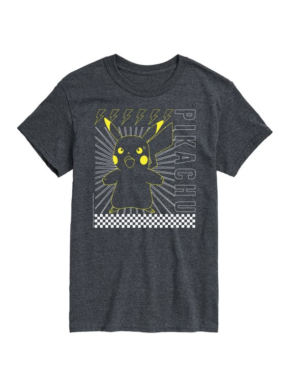 - Pikachu Electric Bolt Men's Short Sleeve Graphic T-Shirt