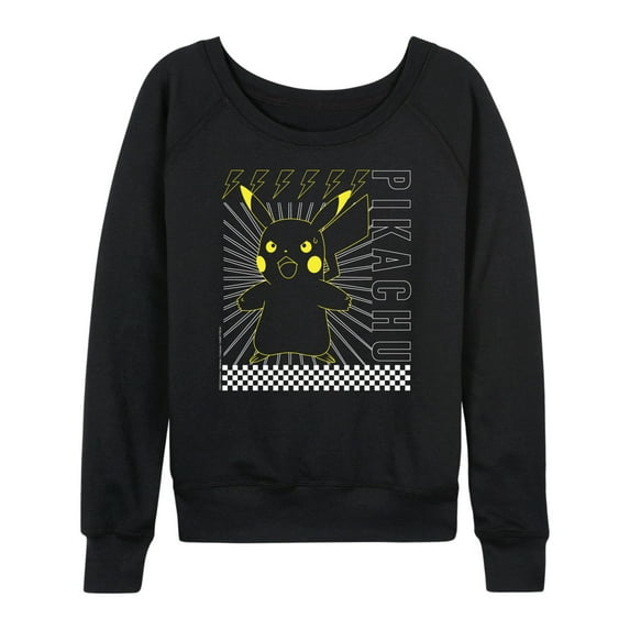 Pokémon - Pikachu Electric Bolt - Women's Lightweight French Terry Long Sleeve Shirt