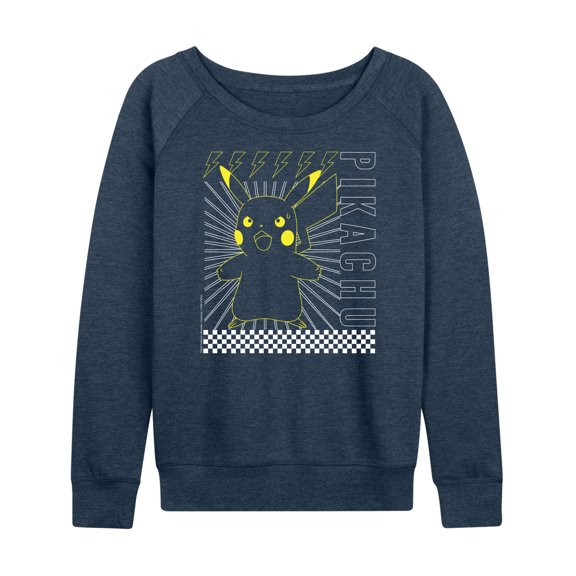 Pokémon - Pikachu Electric Bolt - Women's Lightweight French Terry Long Sleeve Shirt