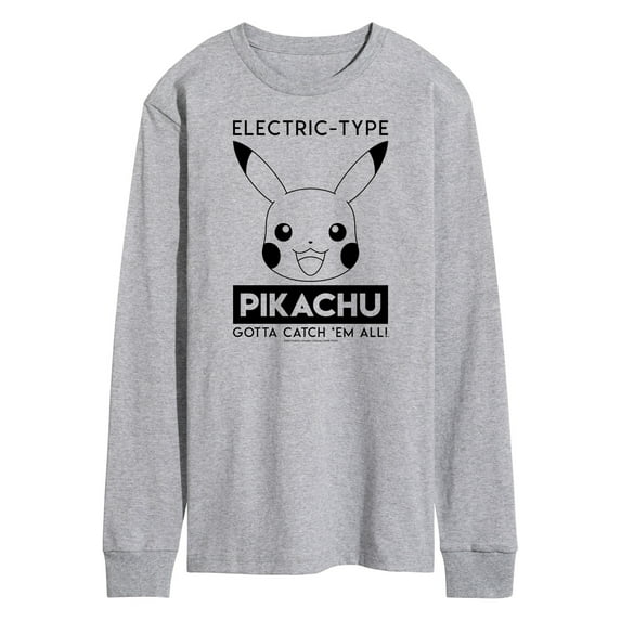 Pokémon - Pikachu Electric Type - Men's Long Sleeve T-Shirt