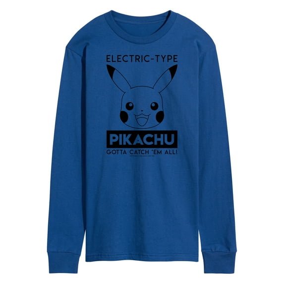 Pokémon - Pikachu Electric Type - Men's Long Sleeve T-Shirt