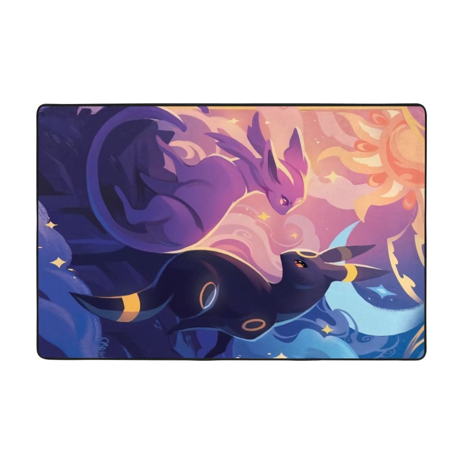 Pokémon Pikachu Espeon Umbreon65 Gamer Rug Room Non-Slip Gaming Rug ...