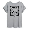 thumbnail image 1 of Pokémon - Pikachu Face With Grid - Women's Oversized T-Shirt, 1 of 5