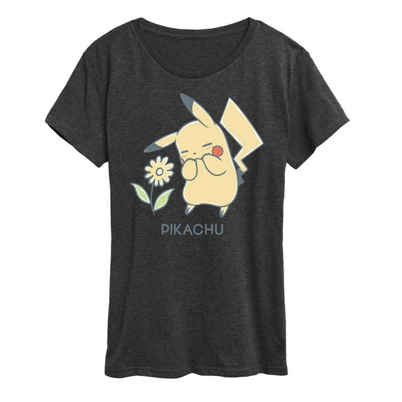 Pokémon - Pikachu Flowers - Women's Short Sleeve Graphic T-Shirt