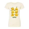 thumbnail image 1 of Pokémon - Pikachu Grid - Juniors Fitted Graphic T-Shirt, 1 of 5