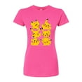 thumbnail image 1 of Pokémon - Pikachu Grid - Juniors Fitted Graphic T-Shirt, 1 of 5