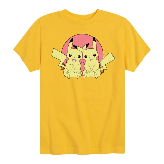 Pokémon - Pikachu Group In Circle - Youth Short Sleeve Graphic T-Shirt