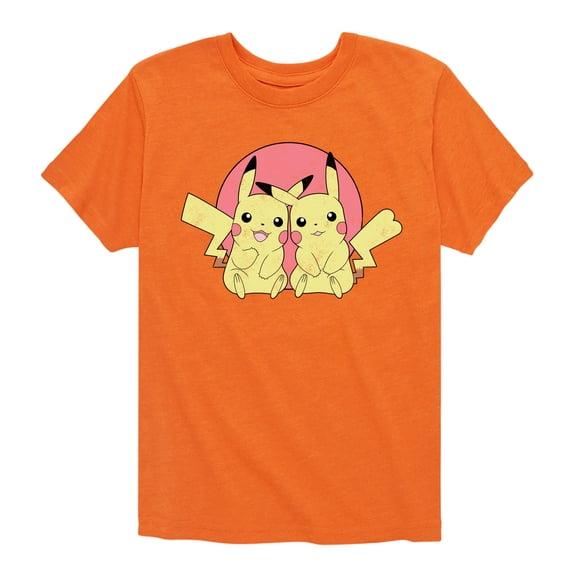 Pokémon - Pikachu Group In Circle - Youth Short Sleeve Graphic T-Shirt