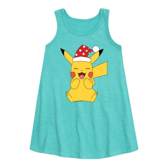 Pokémon - Pikachu Happy Art - Youth Girls A-line Dress