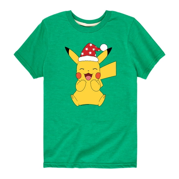 Pokémon - Pikachu Happy - Youth Short Sleeve Graphic T-Shirt