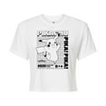 thumbnail image 1 of Pokémon - Pikachu Info Chart - Juniors Cropped Cotton Blend T-Shirt, 1 of 5