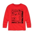 thumbnail image 1 of Pokémon - Pikachu Info Chart - Youth Long Sleeve Graphic T-Shirt, 1 of 4
