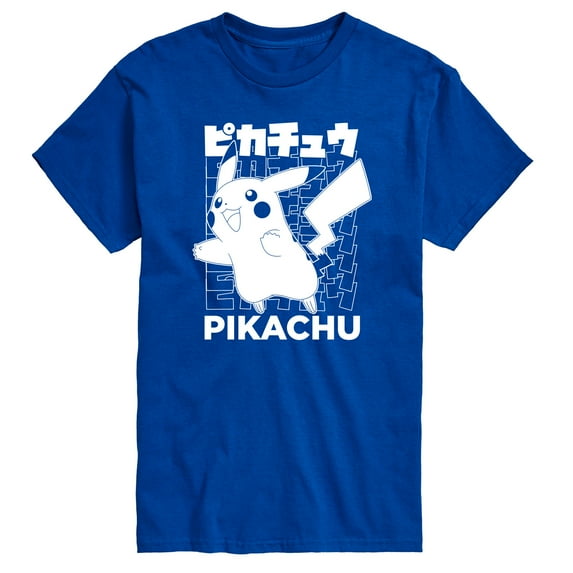 Pokémon - Pikachu Kanji - Men's Short Sleeve Graphic T-Shirt