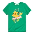thumbnail image 1 of Pokémon - Pikachu Lightning Bolt Art - Youth Short Sleeve Graphic T-Shirt, 1 of 5