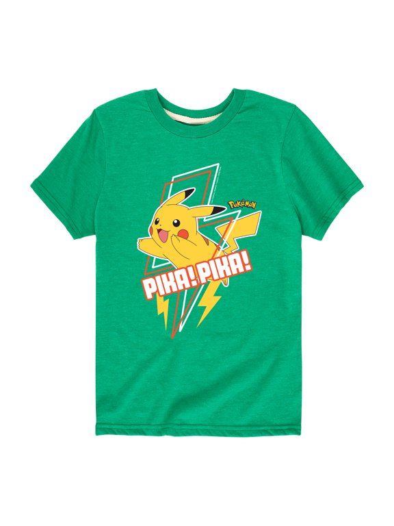 Pokémon - Pikachu Lightning Bolt Boys' Short Sleeve Graphic T-Shirt