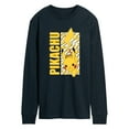 thumbnail image 1 of Pokémon - Pikachu Lightning Bolts - Men's Long Sleeve T-Shirt, 1 of 5