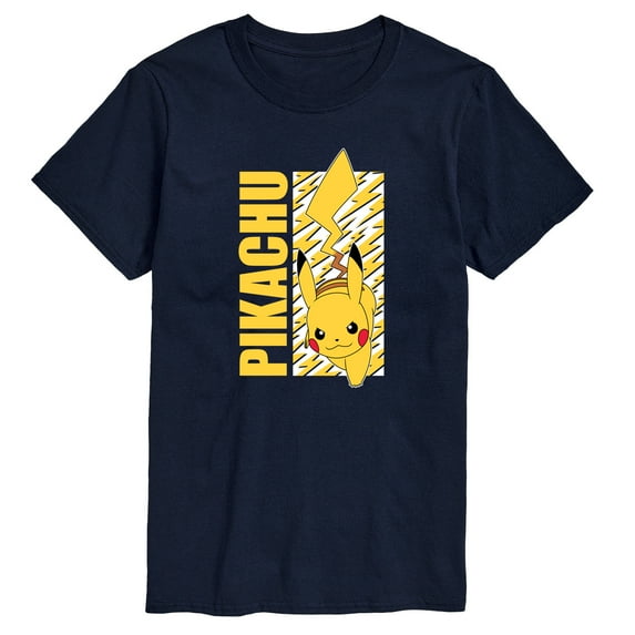Pokémon - Pikachu Lightning Bolts - Men's Short Sleeve Graphic T-Shirt