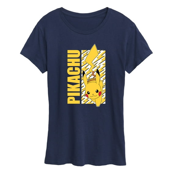 Pokémon - Pikachu Lightning Bolts - Women's Short Sleeve Graphic T-Shirt