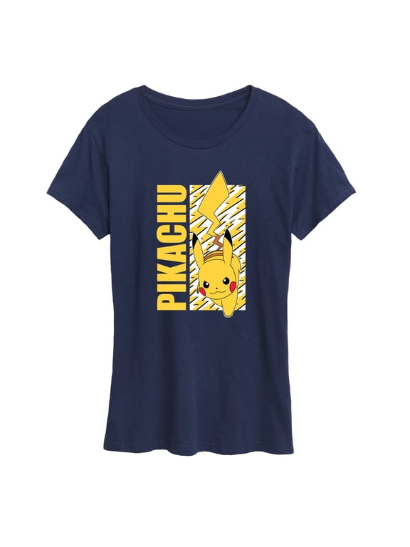 Pokémon - Pikachu Lightning Bolts Women's Short Sleeve Graphic T-Shirt
