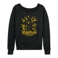 thumbnail image 1 of Pokémon - Pikachu Lightning - Women's Lightweight French Terry Long Sleeve Shirt, 1 of 5