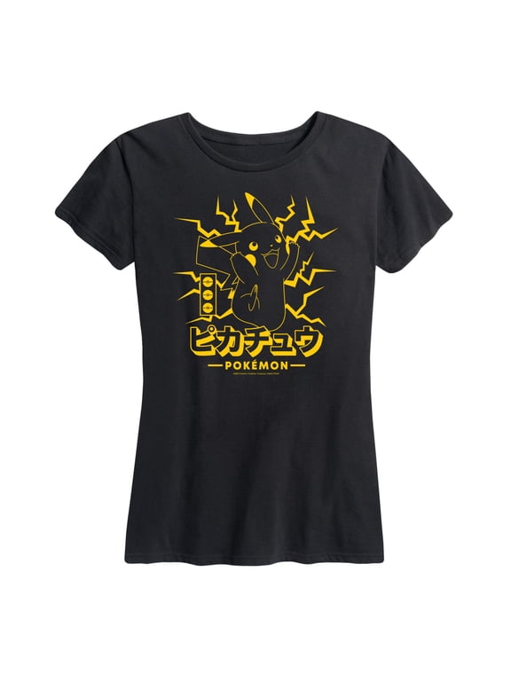 Pokémon - Pikachu Lightning Women's Short Sleeve Graphic T-Shirt