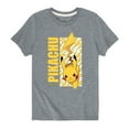 thumbnail image 1 of Pokémon - Pikachu Logo - Youth Short Sleeve Graphic T-Shirt, 1 of 5