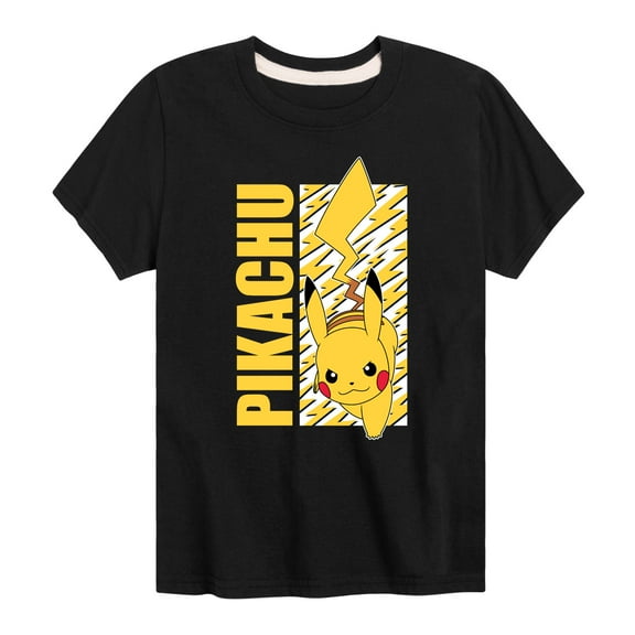 Pokémon - Pikachu Logo - Youth Short Sleeve Graphic T-Shirt