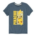thumbnail image 1 of Pokémon - Pikachu Logo - Youth Short Sleeve Graphic T-Shirt, 1 of 5