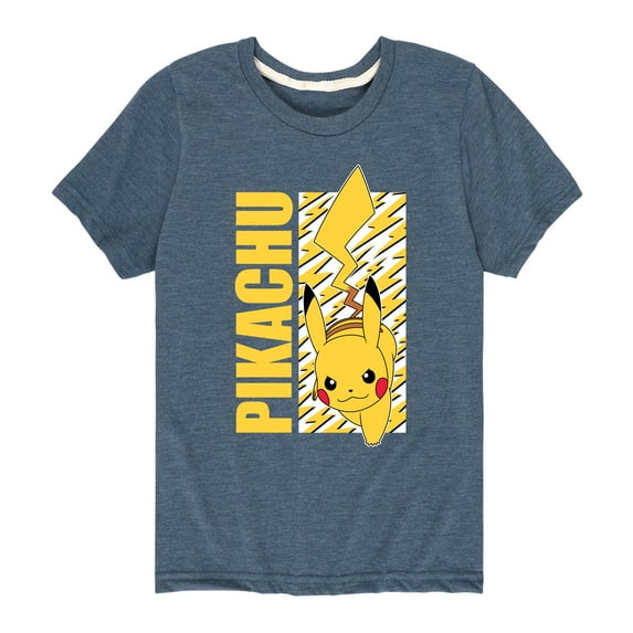 Pokémon - Pikachu Logo - Youth Short Sleeve Graphic T-Shirt