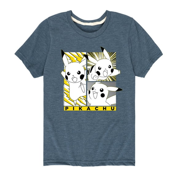 Pokémon - Pikachu Manga Art - Youth Short Sleeve Graphic T-Shirt