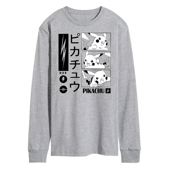 Pokémon - Pikachu Manga Panels - Men's Long Sleeve T-Shirt