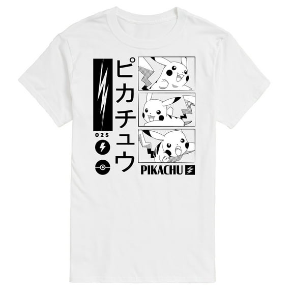 Pokémon - Pikachu Manga Panels - Men's Short Sleeve Graphic T-Shirt