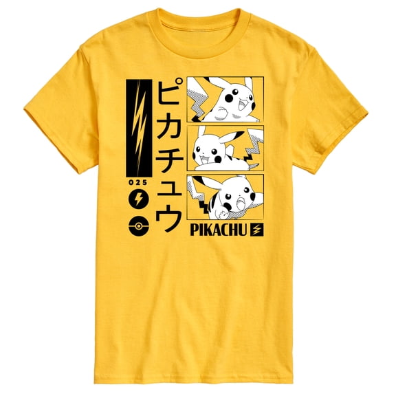 Pokémon - Pikachu Manga Panels - Men's Short Sleeve Graphic T-Shirt