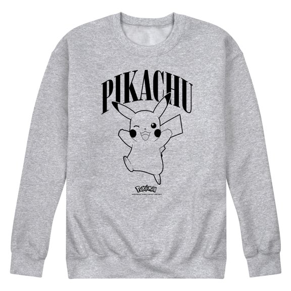 Pokémon - Pikachu - Men's Crew Neck Fleece Pullover