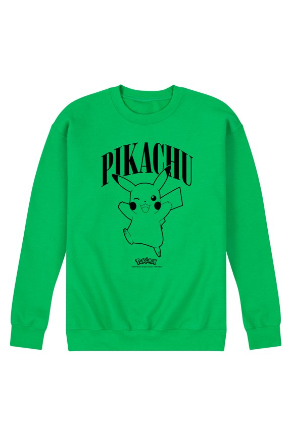 Pokémon - Pikachu - Men's Crew Neck Fleece Pullover