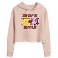 thumbnail image 1 of Pokémon - Pikachu Mewtwo Battle - Juniors Cropped Pullover Hoodie, 1 of 5