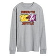 thumbnail image 1 of Pokémon - Pikachu Mewtwo Battle - Men's Long Sleeve T-Shirt, 1 of 5