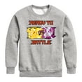 thumbnail image 1 of Pokémon - Pikachu Mewtwo Battle - Youth Crewneck Fleece Sweatshirt, 1 of 5