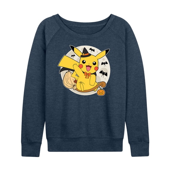 Pokémon - Pikachu Moon Witch - Women's Lightweight French Terry Long Sleeve Shirt