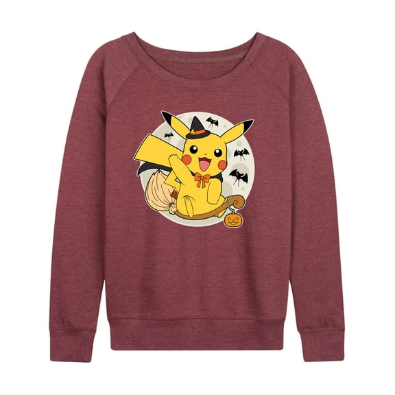 Pokémon - Pikachu Moon Witch - Women's Lightweight French Terry Long Sleeve Shirt