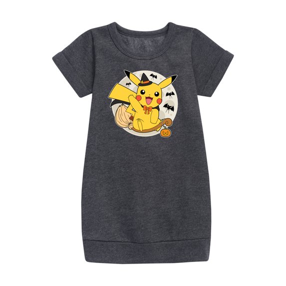 Pokémon - Pikachu Moon Witch - Youth Girls Fleece Dress