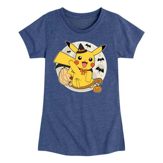 Pokémon - Pikachu Moon Witch - Youth Girls Short Sleeve Graphic T-Shirt