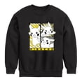 thumbnail image 1 of Pokémon - Pikachu Panel Comic Manga - Youth Crewneck Fleece Sweatshirt, 1 of 5