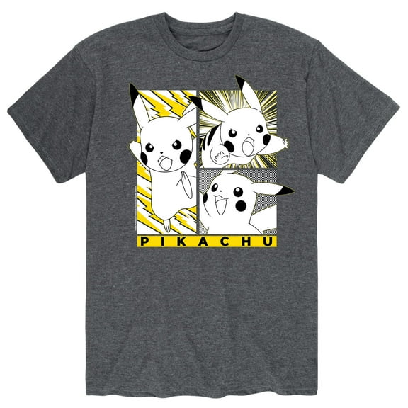 Pokémon - Pikachu Panels Art - Men's Short Sleeve Graphic T-Shirt