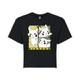 thumbnail image 1 of Pokémon - Pikachu Panels - Juniors Cropped Cotton Blend T-Shirt, 1 of 5
