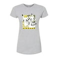 thumbnail image 1 of Pokémon - Pikachu Pannels - Juniors Fitted Graphic T-Shirt, 1 of 5