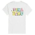 thumbnail image 1 of Pokémon - Pikachu Pastel Name  - Men's Short Sleeve Graphic T-Shirt, 1 of 4